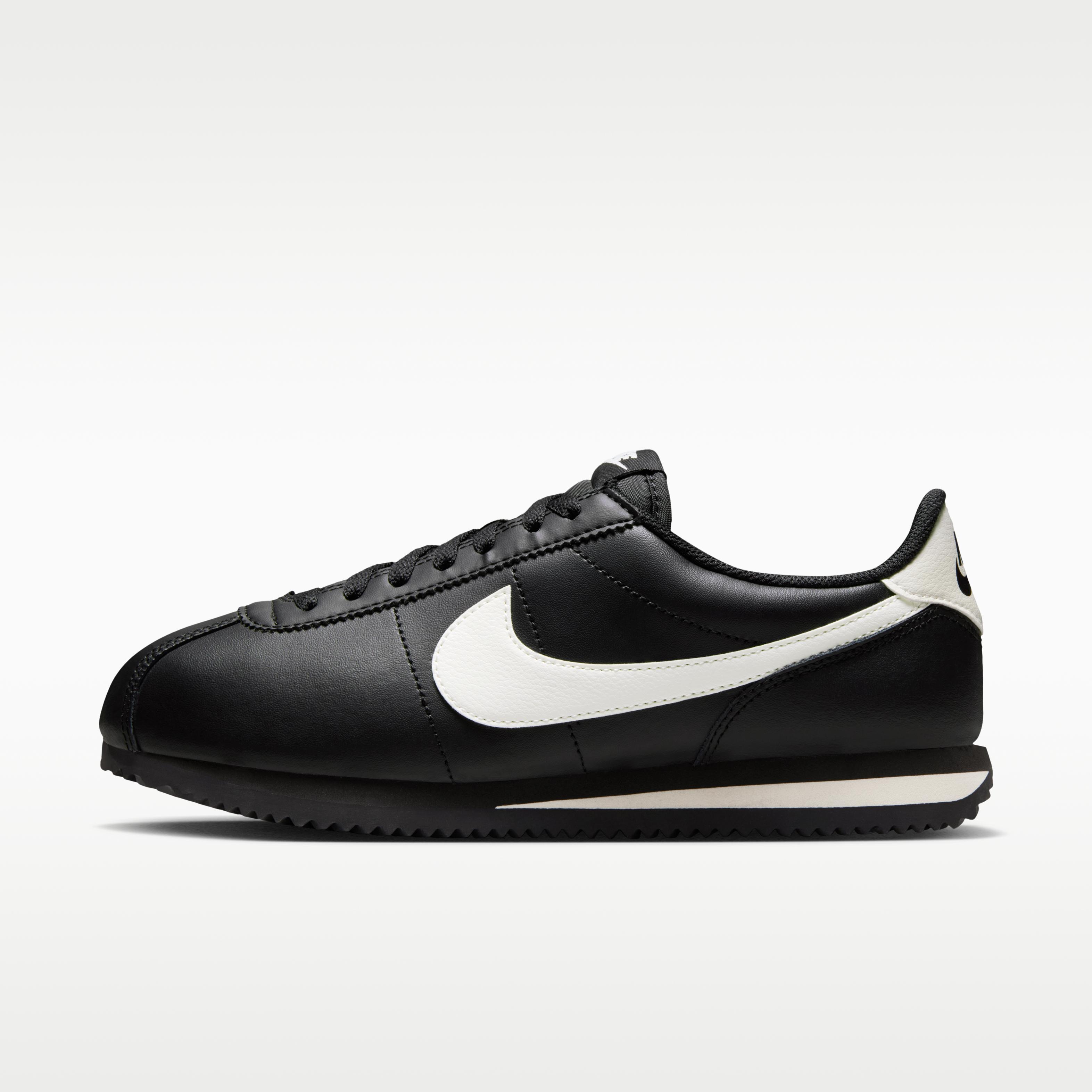 Nike Cortez Leather Black Pale Ivory (Women s) 36
