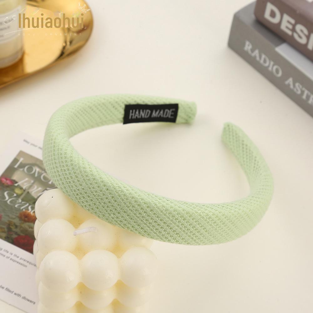 Korean Style Wide Brim Headband: Summer Solid Color Hair Accessory for Women