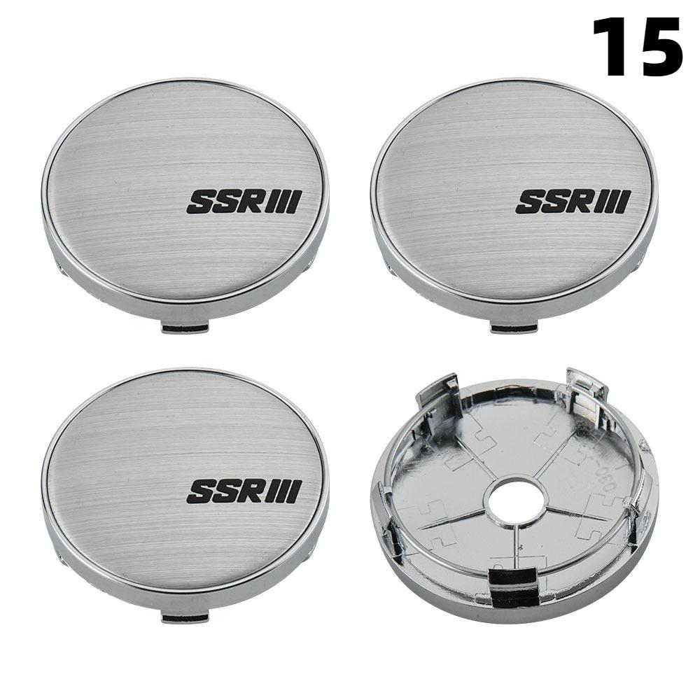 4PCS OD 58MM/60MM/63MM/65MM Cap For Rims SSR XXR Emblem Wheel Center Cap Sport Car Logo Wheel Cover Hub caps