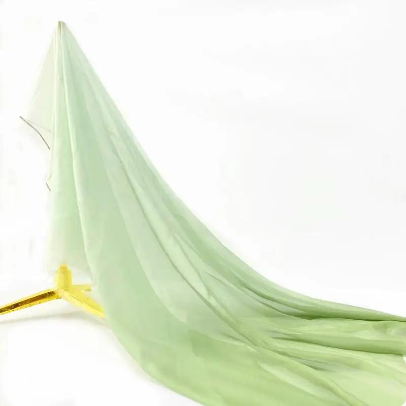 30D Szyfon Tencel Kolor Gradientowy Cienka Tkanina Ubrania Sceniczne Sukienki Koszule DIY Dekoracja Domu 100x150cm