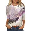 Leaf Butterfly 3d Print Long SleeveT-Shirt Casual Women's Clothing Long Sleeve T-shirt Fashion Casual Oversized Tops Tees Female