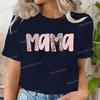 Uroczy Koszulka z Kwiatowym Wzorem dla Mamy Prezent na Dzień Matki Modne Koszulki Prezent dla Nowej Mamy Graficzna Koszulka na Dzień Matki Kwiatowa Mama Koszulki Retro