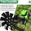 10listý chladicí ventilátor pro zahradní traktor Snadná montáž Náhradní díl pro 1A646083050 1A6460-83070 1A646083070 Příslušenství