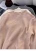 2026 Autumn/Winter Women's Slim Fit Wool Knitwear Pullover - Half-High Neck Solid Color Base Layer Top