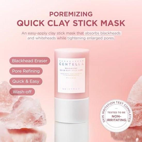 SKIN1004 Maschera Argilla Rapida Poremizing alla Centella del Madagascar 27g