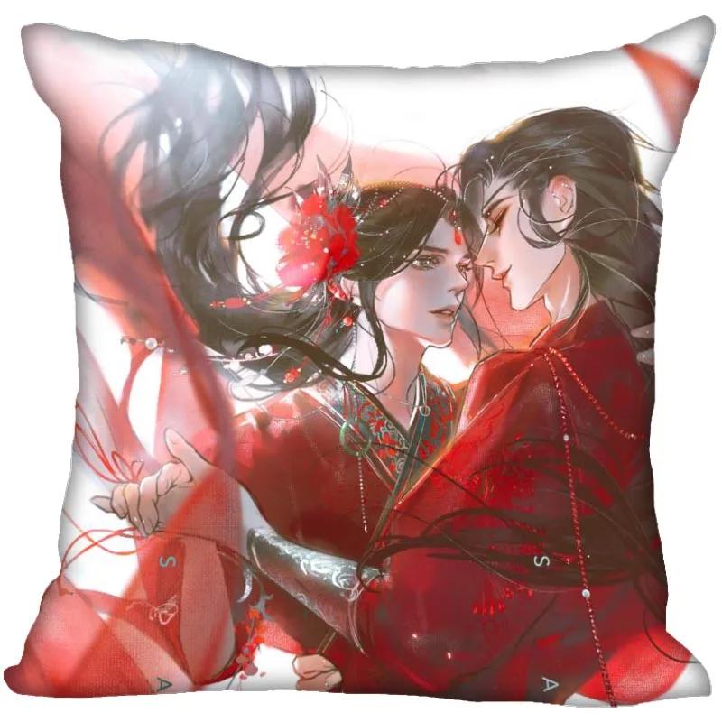 New Arrival Tian Guan Ci Fu Pillow Cover Bedroom Home Wedding Decorative Pillowcase Square Zipper Pillow Cases Soft No Fade 0913