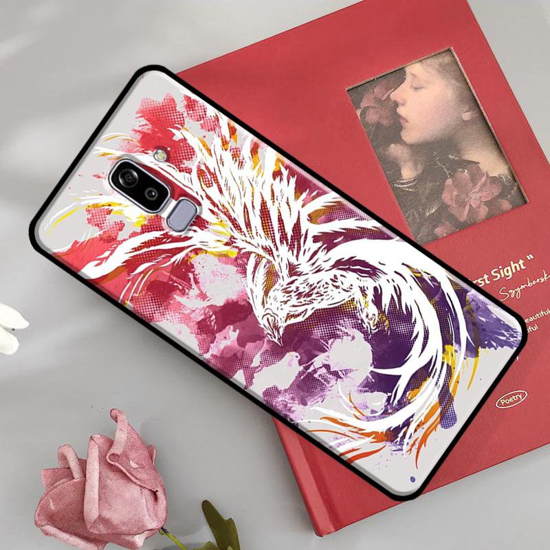 Phoenix Bird Case For Samsung Galaxy J8 A9 2018 A3 A5 J1 2016 J3 J5 J7 2017 A6 A8 J4 J6 Plus Back Cover
