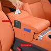 For Haval H9 2rd 2024 2025 Car Armrest Box Height Increase Pad Leather Protective Cover Storage Bag Auto Styling Accessories