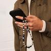 KKBEAD Stylish Rabbit Crystal Phone Chain Lanyard for Girls
