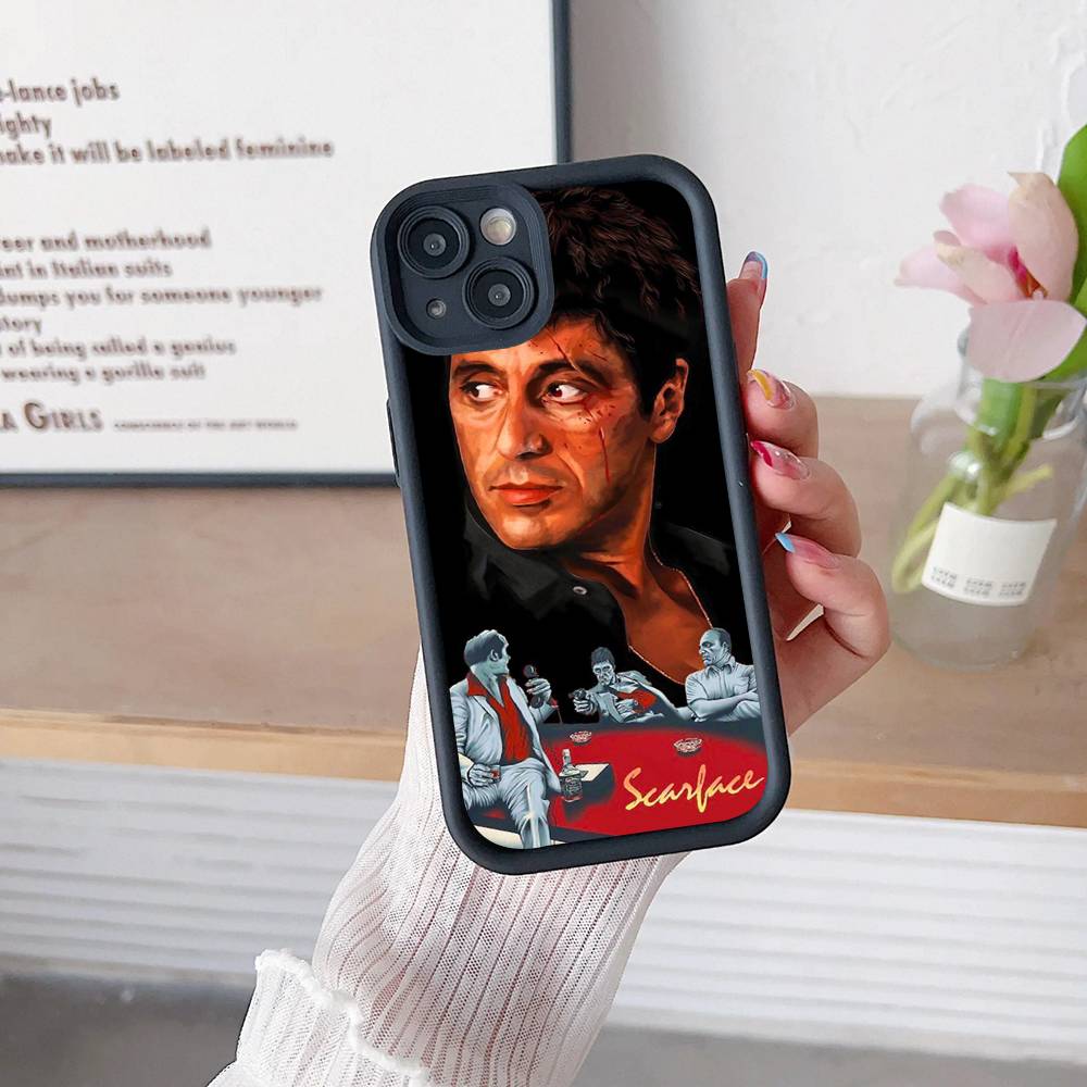 Classic S-Scarface Film Tony Phone Case For IPhone 16 15 14 Plus 13 12 11 17 Pro Max Pro Soft Cover