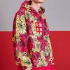 Li Ning Plant Print Hooded Sweatshirt Men sweatshirts Red AWDP553-1