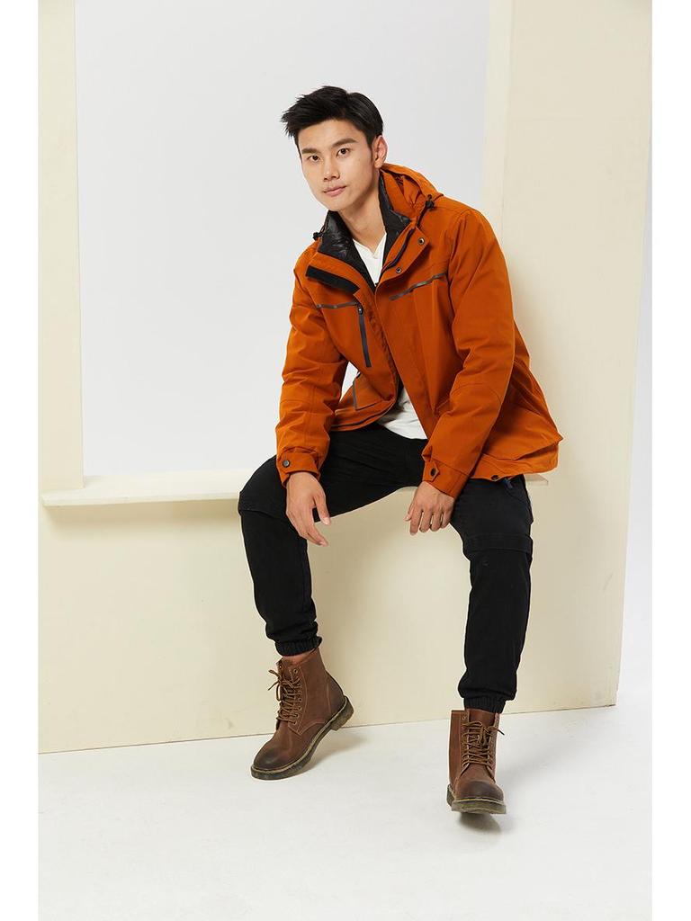 Premium 3-in-1 Unisex Ski Suit: Thickened, Windproof 90% Down Business Jacket and Outerwear Set