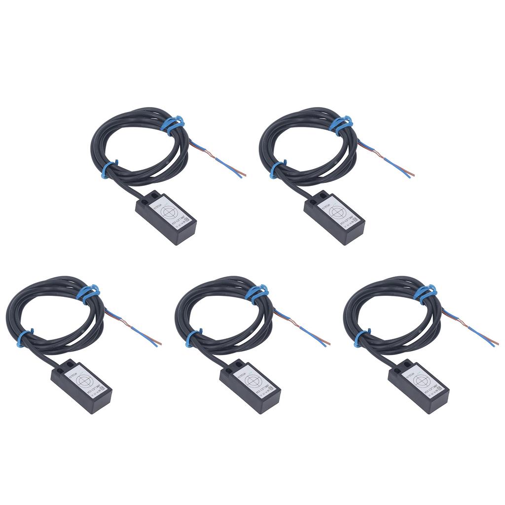 5Pcs Magnetic Switch Sensor 2 Wire Normally Open ABS Proximity Sensor DC AC 5‑200V