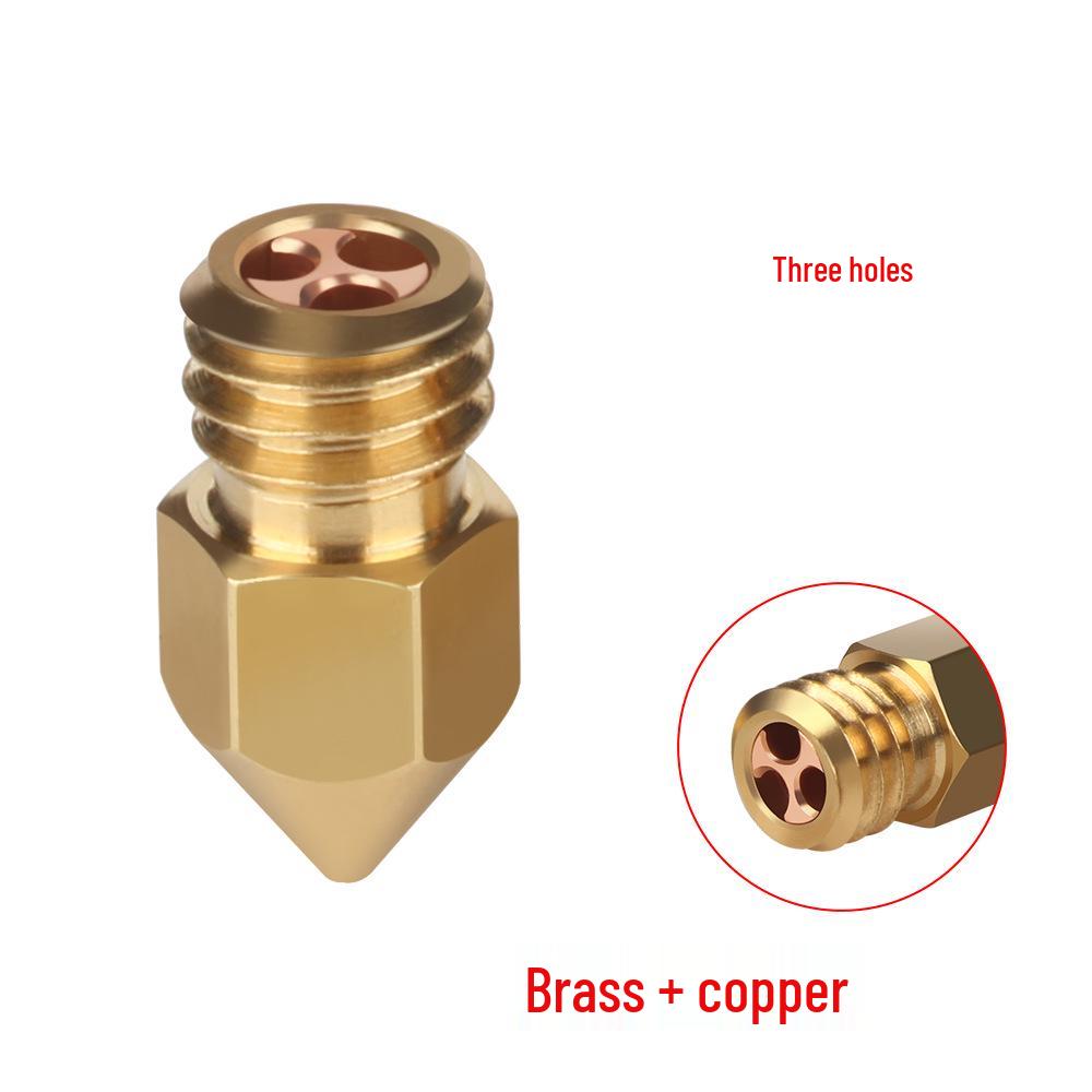 High-Flow MK8 Nozzle: 3D Printing Brass & Titanium Alloy, Hardened Steel, 1.75mm Print Head Accessory.