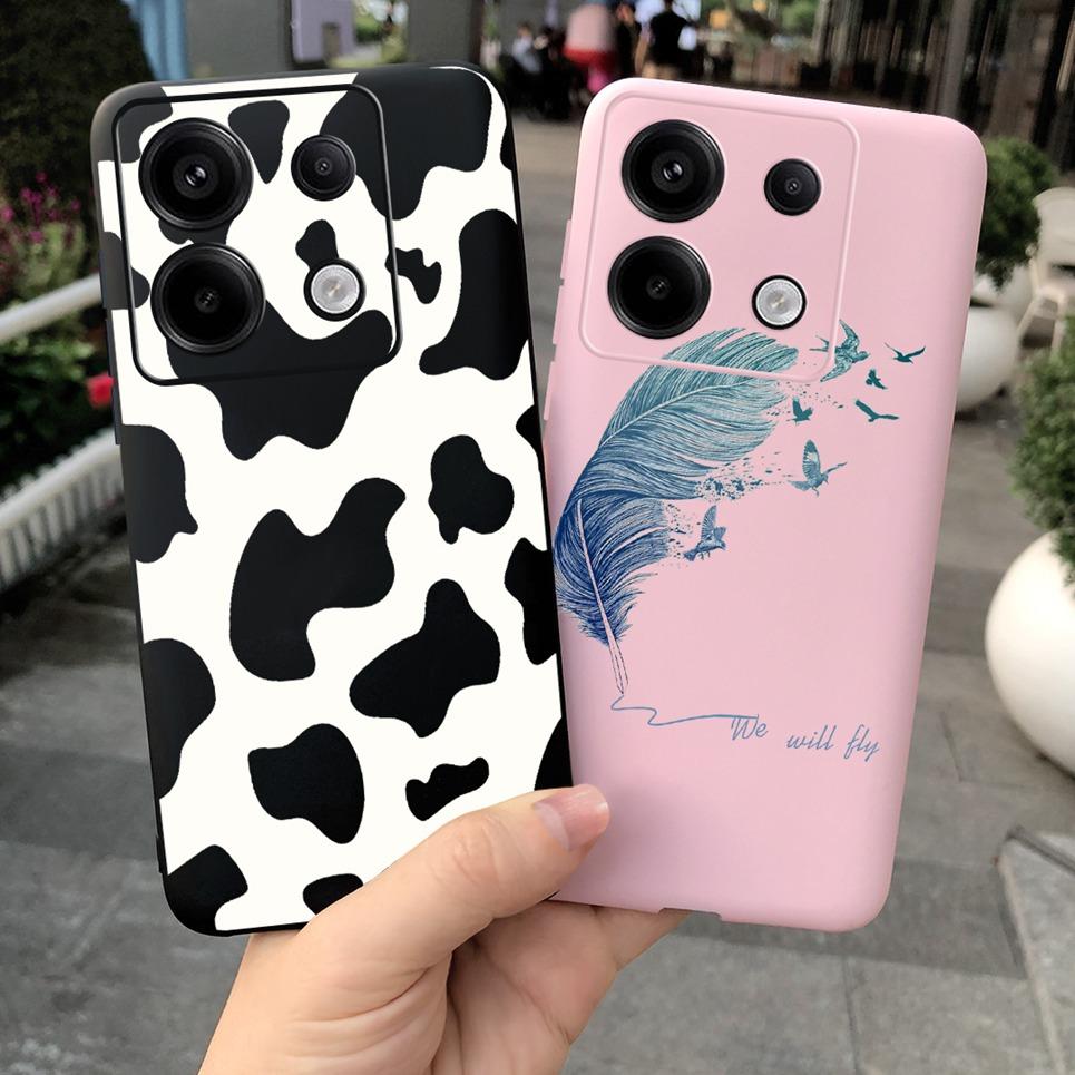 For Xiaomi Poco X6 Pro 5G Poco M6 Pro 4G Phone Case Luxury Candy Silicone Cute Animals Soft Back Cover For PocoX6 PocoM6 5G Capa