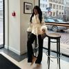 Lapel Tied Woolen Coat Women's Warm Comfortable Thick Cardigan Jacket Commute Retro Elegance Autumn/Winter 2025