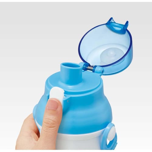 Skater Doraemon Line Design Sanrio Water Bottle, 480ml, Kids', Antibacterial, Child-Friendly, Lightweight, Made in Japan, PSB5SANAG-A