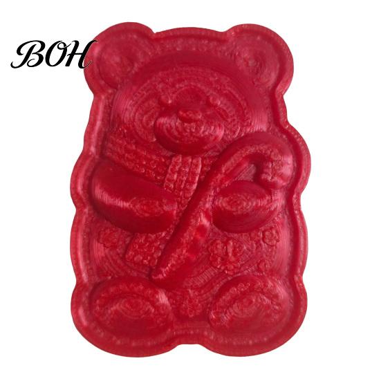 Festive Pattern Embosser Christmas Mini Pie Mold, Plastic Hand Press Pastry Durable Decorative Bakeware for Pastries Cookies And Fondant Maker Set
