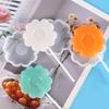 DIY Lollipop Mold Chocolate Moulds Cake Mould Fondant Molds Flower Shaped Silicone Material Bakeware Baking Accessories