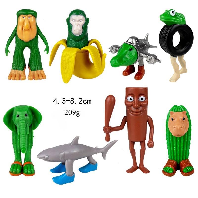 

Итальянский Brainbot Животные Тралалеро Тралала ТунгТунТун Сахур Лирили Ларила Миниатюры фигурки акулы Тралалеротралала