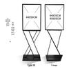 Outdoor Floor-Standing Poster Display Stand