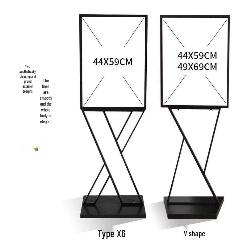 Outdoor Floor-Standing Poster Display Stand