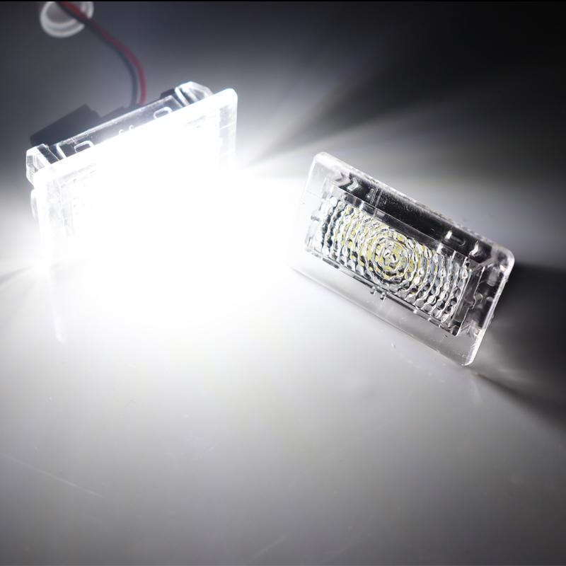2PCS for Tesla Model S Model X Model 3 Xenon White LED Car Interior Lights Trunk Area Cargo Lights Door Courtesy Lights Dome Lights 6