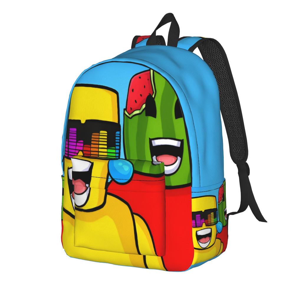 Sonnig und Melone Lässiger Rucksack Sport Student Business Tagesrucksack für Männer Frauen Laptop Computer Canvas Taschen