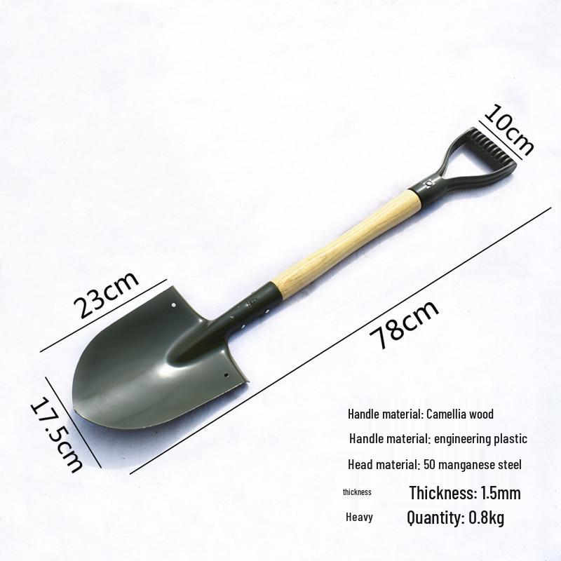 205 Military Multi-Functional Manganese Steel Car Shovel for Outdoors