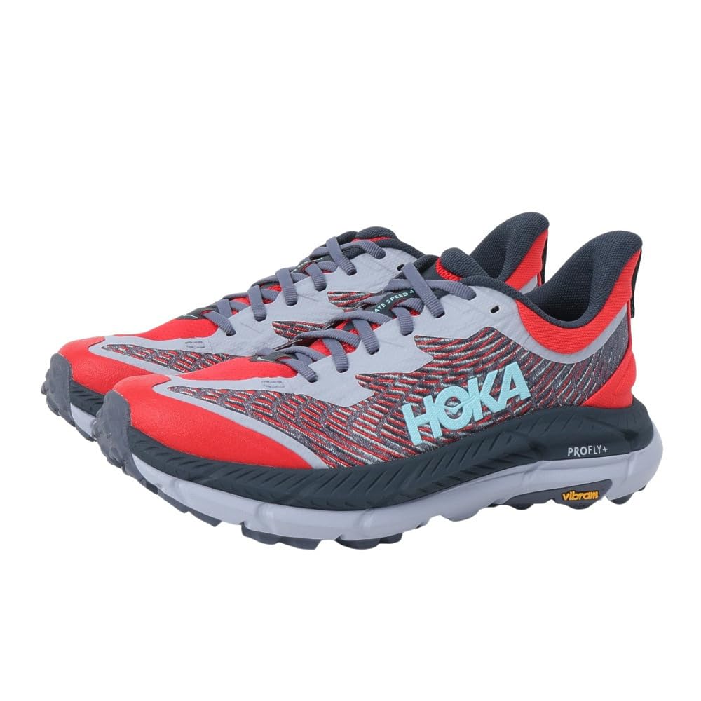 HOKA Mafate Speed 4 Trail Running Shoes X (1129930-CTRM) (Red Purple/Size 26.5/Men's)