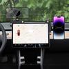 For Tesla Model 3 Y Central Control Screen Holder Magnetic 360 Degree Adjustable Screen Holder for iPhone Magsafe Samsung Xiaomi