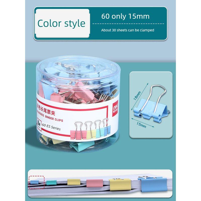 Tail Clip Stationery Metal Strong Multicolor, Large Journal Book Bill Book Fixed Tail Clamp Good-looking Ticket Tail Fishtail Phoenix Tail Iron Clamp