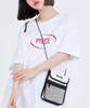 Peace Maker Leather Lace Mini Bag (White)