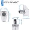 30pcs Clear Plastic 5mm Shelf Pins, 3/16 Cabinet Shelf Support Pegs for Kitchen Cabinets Bookcase Shelves Cupboard (Transparent)