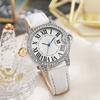 Fashion Lady Quartz Watch With Leather Strap For Casual Wear