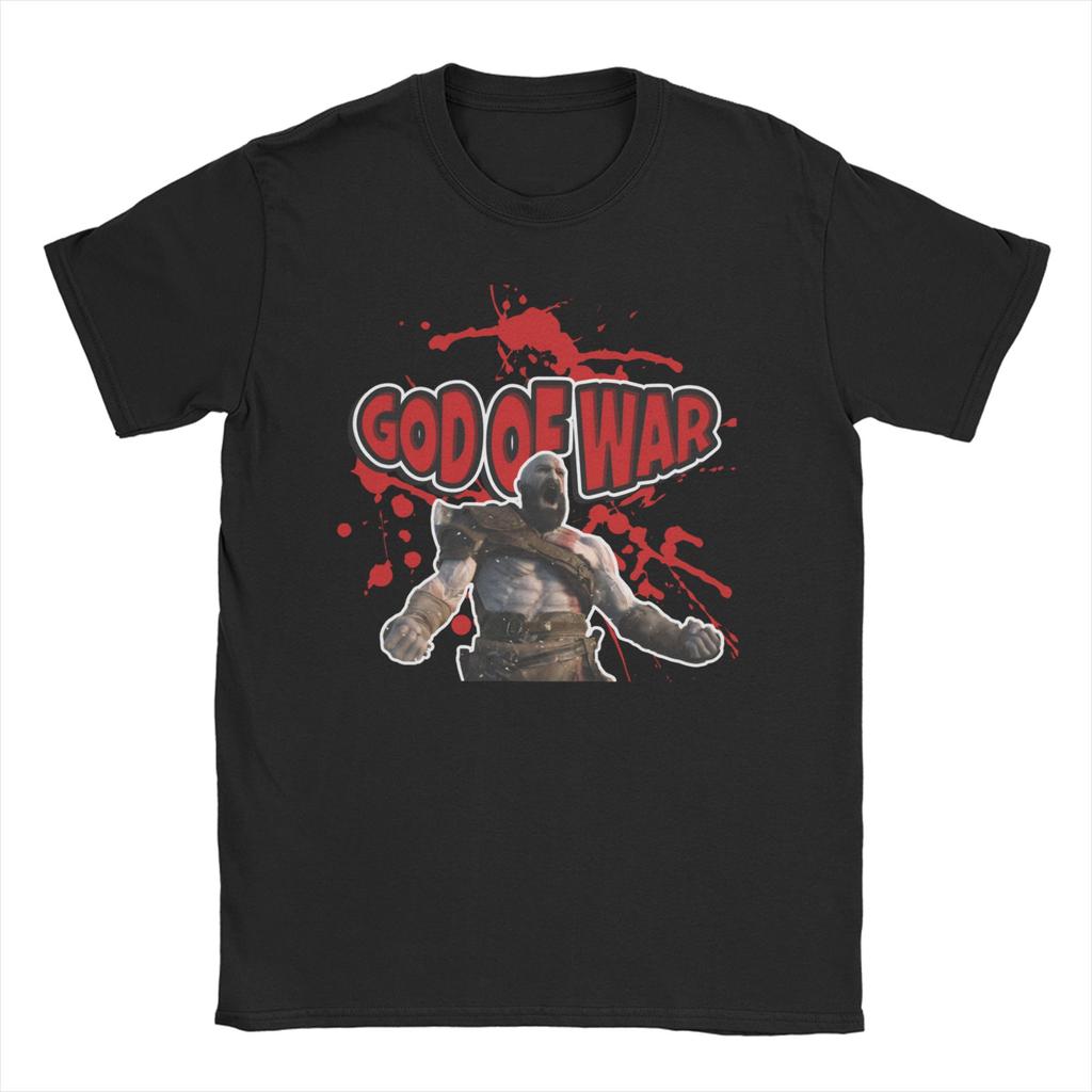 God of War Game Runes Men Womens T Shirt Novelty Tee Shirt Short Sleeve Crewneck TShirt 100 Cotton Plus Size Clothing