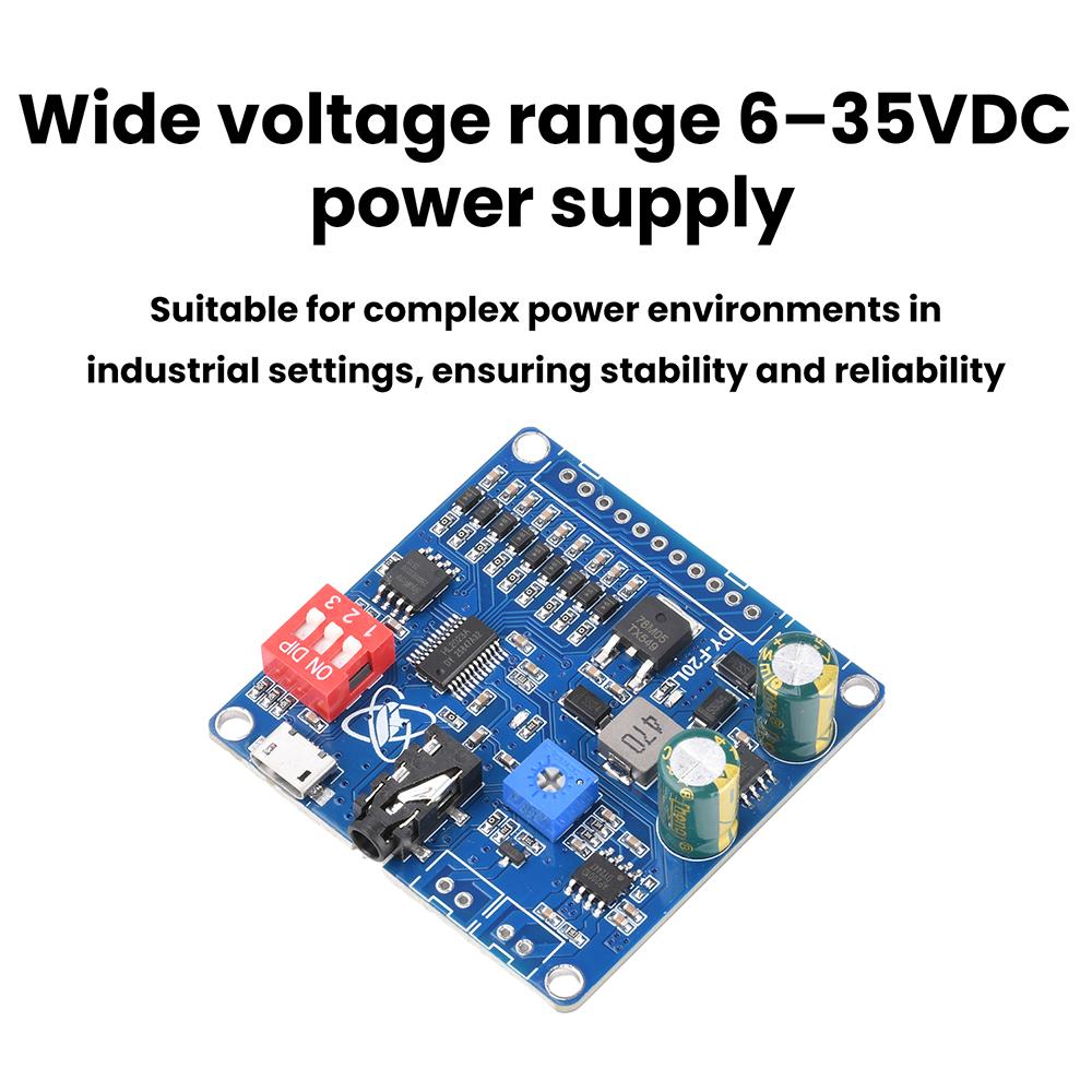 DC 6-35V Voice Playback Module 9-Channel One-To-One Independent Low-Level Trigger Amplifier Board DY-F20L
