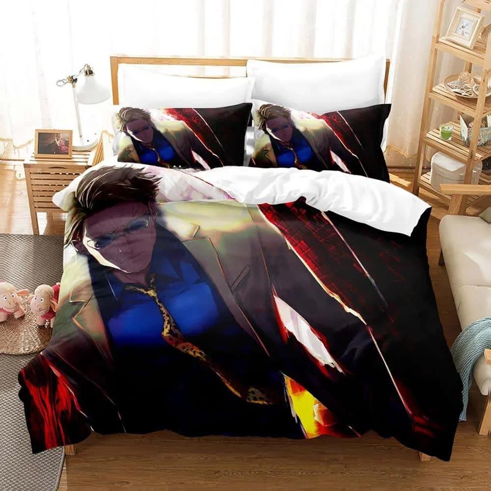 3D Cartoons Jujutsu Kaisen Kento Nanami Bedding Set Single Twin Full Queen King Size Bed Set Adult Kid Bedroom Duvet Cover Sets