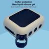 Shockproof Silicone Case Portable Waterproof Silicone Cover with Carabiner Dirt-proof for JBL GO 5 Bluetooth Speaker
