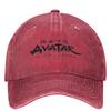 Avatar The Last Airbender Baseball Cap Merch Vintage Distressed Washed Dad Hat Unisex Style Workouts Hats