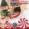 Christmas Tree Skirts, Peppermint Tree Skirts, Oversized Christmas Tree Skirts, Red, And Green, Candy Striped Tree Skirts