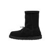Warm Non-Slip Simple Artistic Comfortable Short Snow Boots Women Boots Chestnut 1143938-BLK
