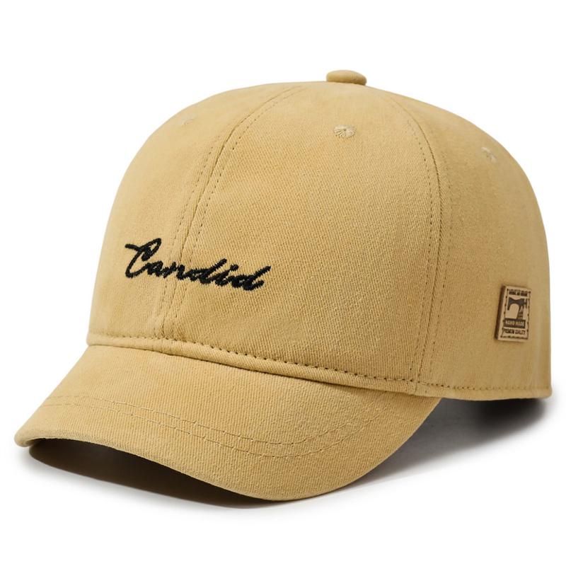 Embroidered Letter Baseball Cap Men s Sunshade Cap Outdoor Breathable Cap хаки