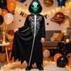 Costume da Ombra Aliena per Bambini con Design Stampato per Halloween e Spettacoli Teatrali