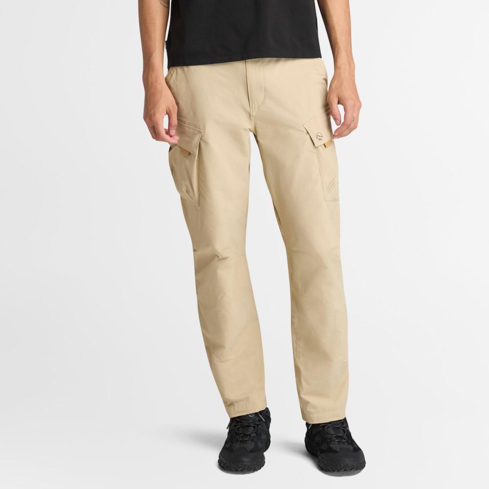 Timberland Solid Color Stretch Outdoor Quick-Dry Loose Cargo Pants Men pants Earth-Tone A6VBT-Y94