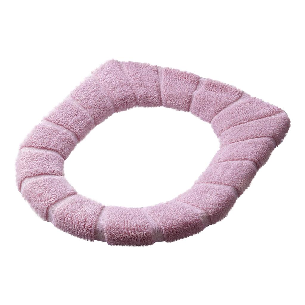 Bathroom Toilet Seat Closestool Washable Soft Warmer Mat Toilet Cover Pad Cushion