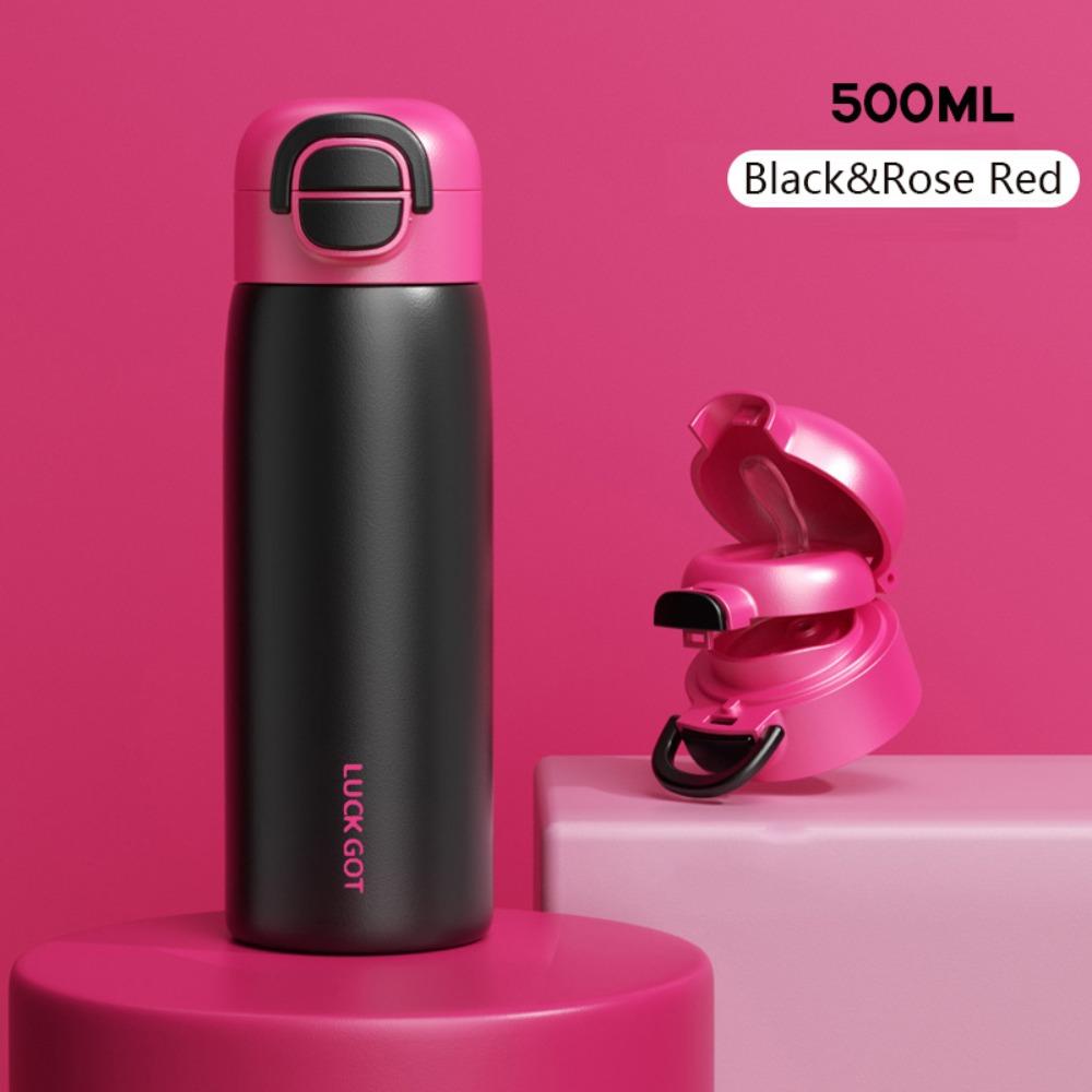 

500 мл Подвійні Вакуумні Фляги для Напоїв 316 Нержавіюча Сталь Пляшка для Води Портативна Термокружка Кава