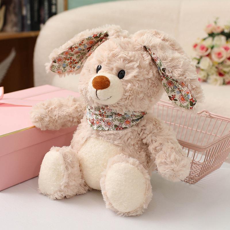 Cartoon Love Bear Hug Bear Doll Plush Toy Bunny Doll Children Accompany Soothing Doll