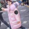 Winter Down Cotton Jacket Girls Waterproof Hooded Coat Children Outerwear Clothing Teenage 4-14Y Clothes Kids Parka Snowsuit