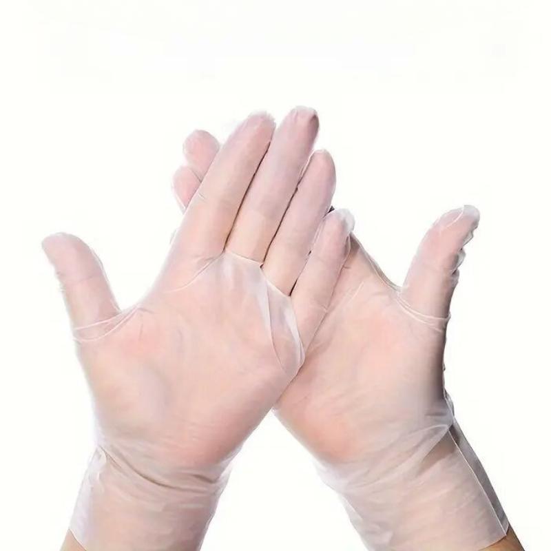 500PCS Disposable TPE Gloves Latex Free Non Slip Transparent Cleaning Gloves Household Kitchen Bathroom Cleaning Tools S